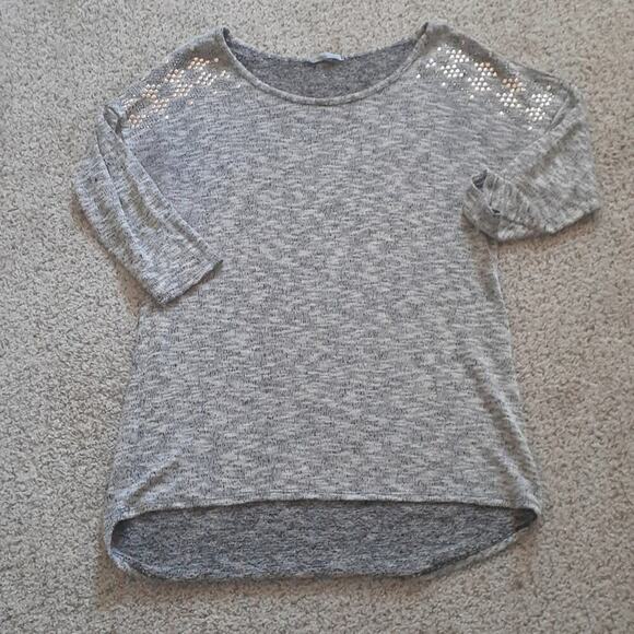 CHARLOTTE RUSSE sz XL light sweater with beading - Picture 1 of 5